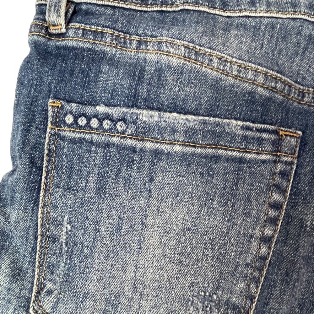 Blank NYC Shorts The Fulton Distressed Raw Hem Size 27 - Picture 6 of 9